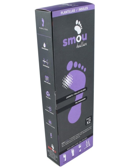 Smou Hallux Plantilla Para Juanete Y Pie Pronado 39/40 1 Par
