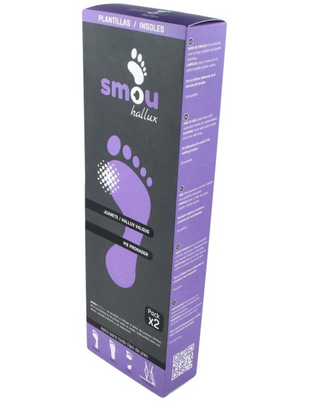 Smou Hallux Plantilla Para Juanete Y Pie Pronado 39/40 1 Par