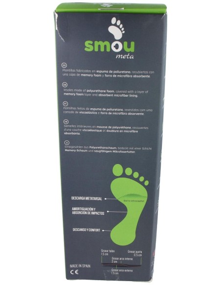 Smou Meta Plantilla Decarga Metatarsal T45/46