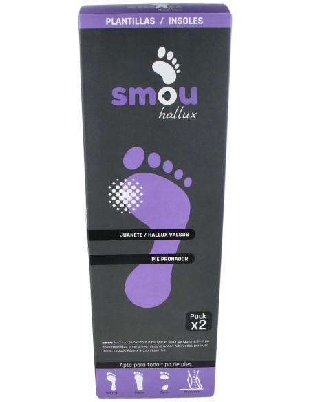 Smou Hallux Plantilla Para Juanete Y Pie Pronado 39/40 1 Par