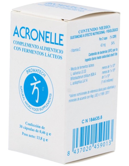 Bromatech Acronelle Integratore Alimentare Con Fermenti Lattici 30Caps