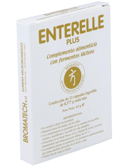 Bromatech Enterelle Plus, 12 Cápsulas