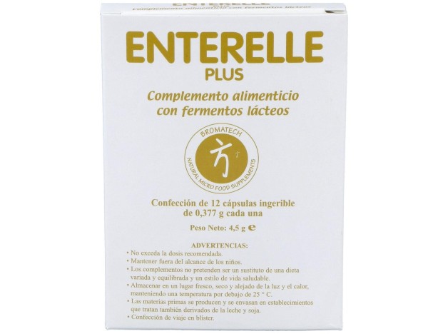 Bromatech Enterelle Plus, 12 Cápsulas