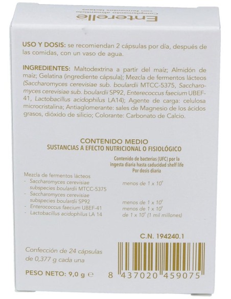 Bromatech Complemento Alimenticio Enterelle Plus 24 Caps