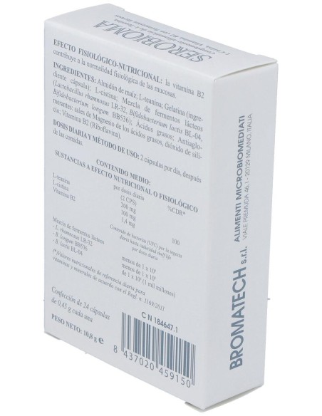 Nutribiótica Bromatech Serobioma, 24 Cápsulas