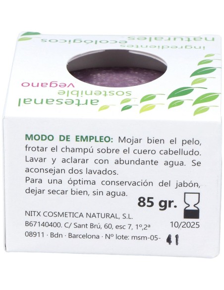 Nitx Champu Solido Rizos 85G
