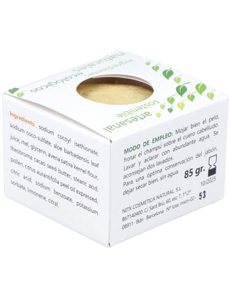 Nitx Champu Solido Regenerador 85G