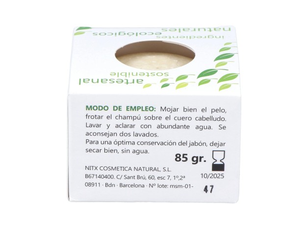 Nitx Champú Sólido Nutritivo 85G