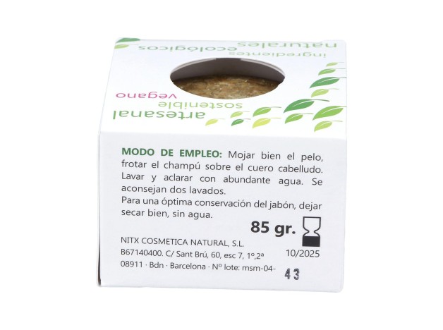 Nitx Sahara Antigras Champu Solido 85G