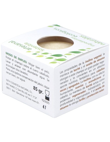 Nitx Champú Sólido Nutritivo 85G