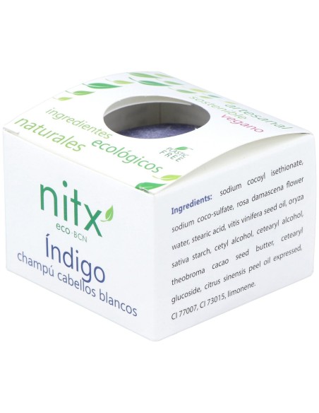 Nitx Champú Sólido Cabellos Blancos 85G