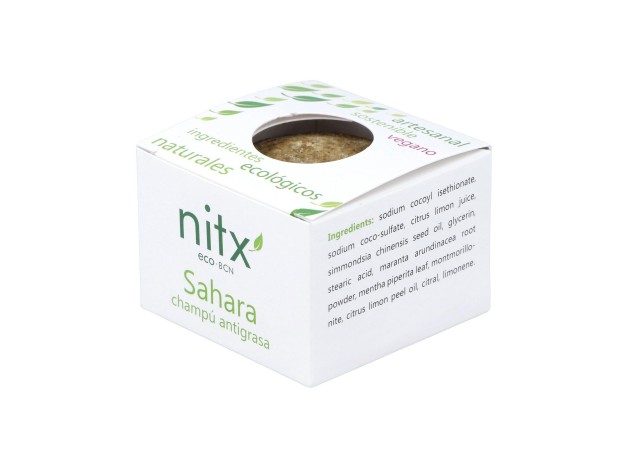 Nitx Sahara Antigras Champu Solido 85G