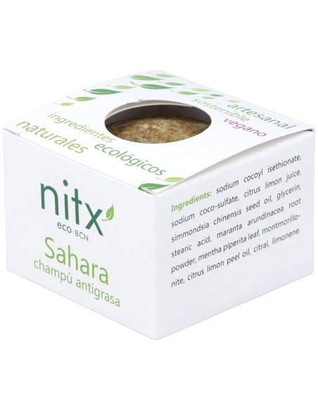 Nitx Sahara Antigras Champu Solido 85G