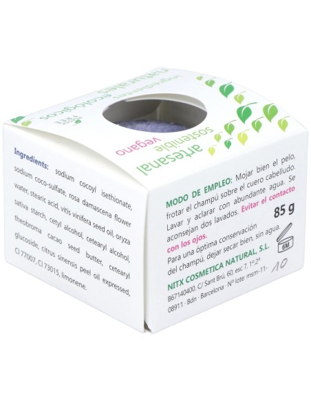 Nitx Champú Sólido Cabellos Blancos 85G