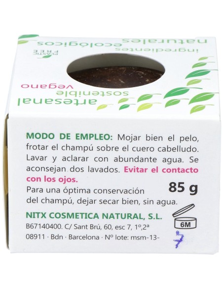 Champu Solido Estimulante Anticaida 85Gr.