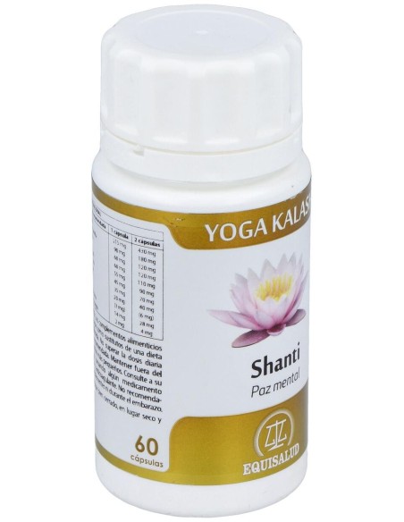 Yoga Kalash Shanti Paz Mental 60Cap.