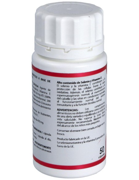 Holomega Seleniometionina Con Vitamina E 50Caps