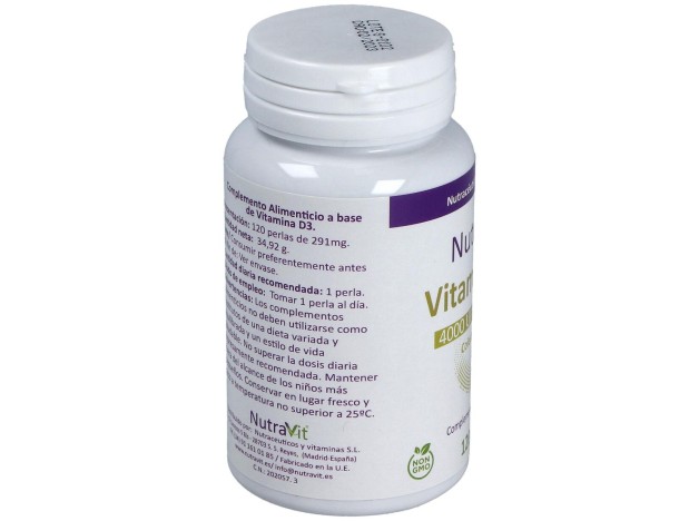 Nutravit Vitamina D3 120 Perlas
