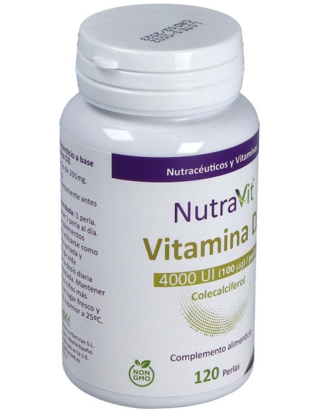 Nutravit Vitamina D3 120 Perlas