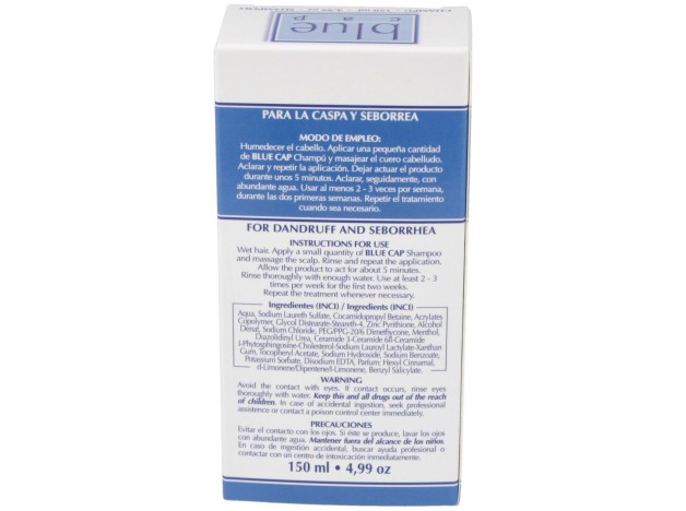 Blue Cap Champú Para Caspa Y Seborrea 150Ml