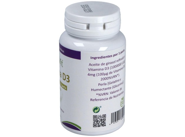 Nutravit Vitamina D3 120 Perlas