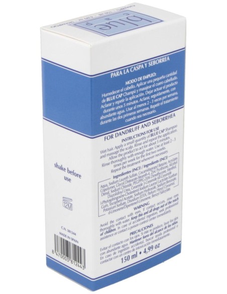 Blue Cap Champú Para Caspa Y Seborrea 150Ml