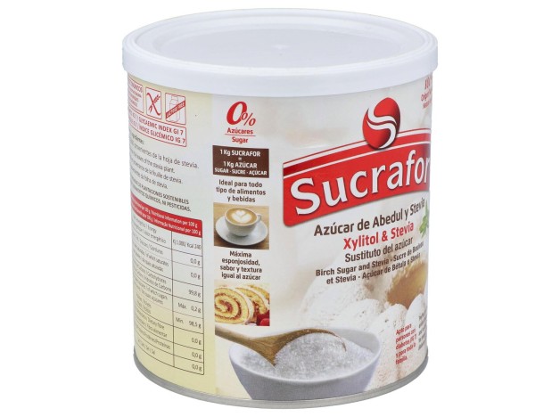 Sucrafor (Azucar De Abedul Y Stevia) 500Gr