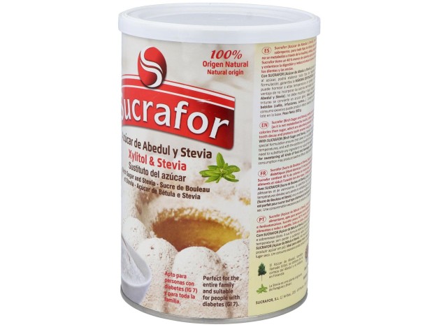Sucrafor (Azucar De Abedul Y Stevia) 800Gr