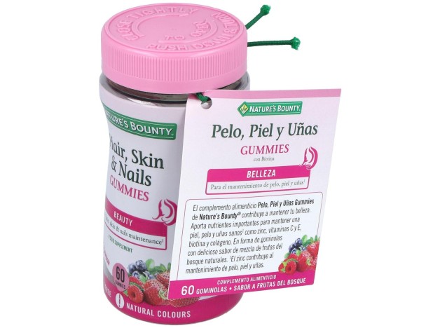 Gummies Pelo Piel Y Uñas Con Biotina 60Gominolas