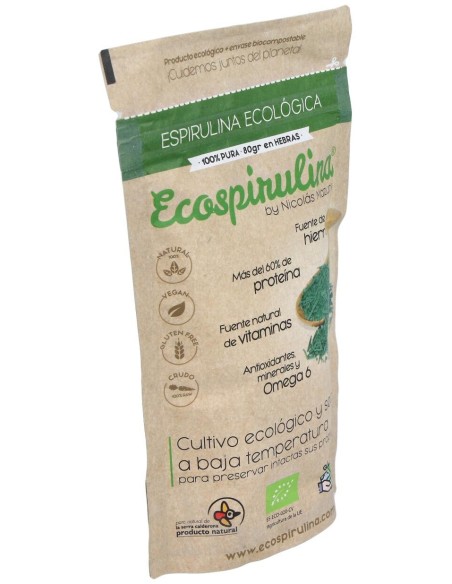Espirulina Pura En Hebras 80Gr.