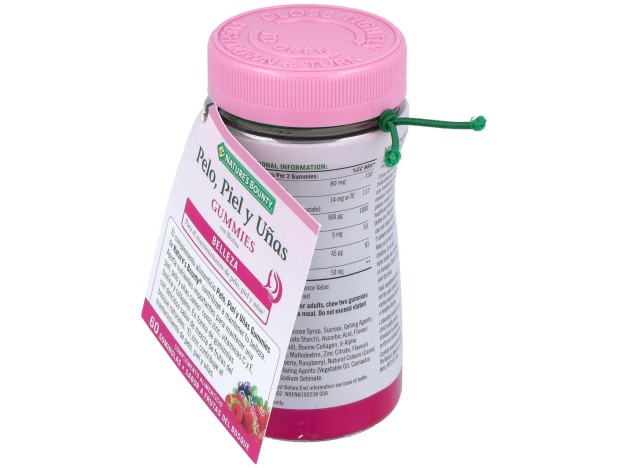 Gummies Pelo Piel Y Uñas Con Biotina 60Gominolas