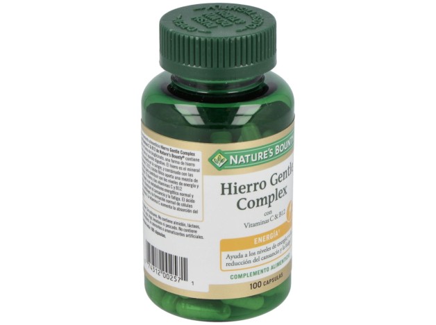Nature'S Bounty Hierro Gentle Complex Con Vit C...