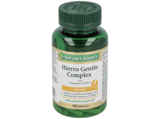 Nature'S Bounty Hierro Gentle Complex Con Vit C...