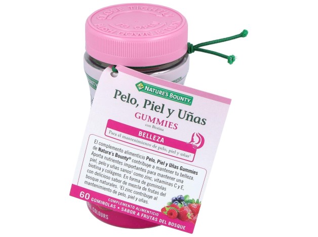 Gummies Pelo Piel Y Uñas Con Biotina 60Gominolas