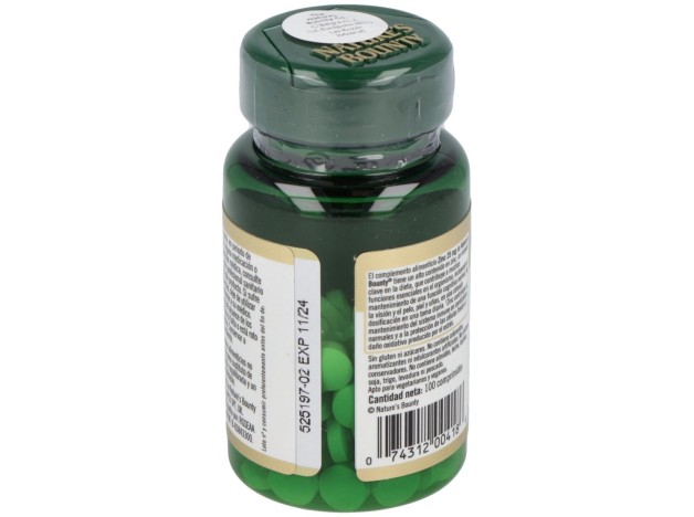 Zinc 25 Mg 100 Comprimidos Recubiertos