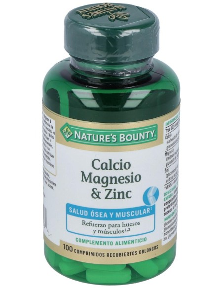 B-Calcio Magnesio%26Zinc 100 Cápsulas Recubiertas