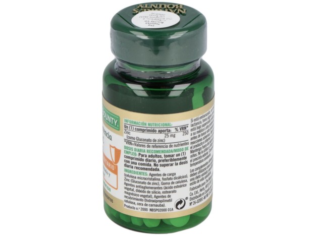 Zinc 25 Mg 100 Comprimidos Recubiertos