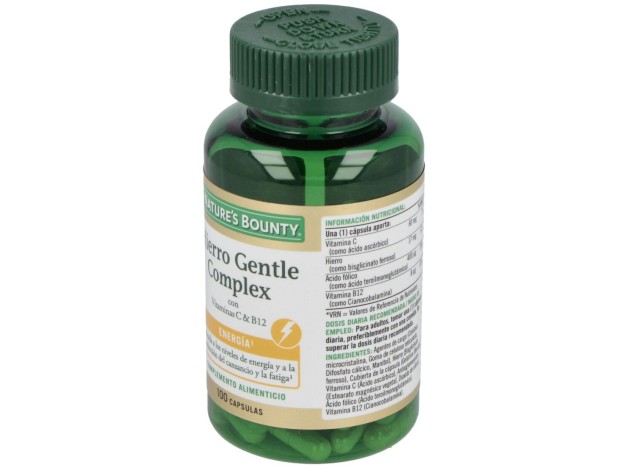 Nature'S Bounty Hierro Gentle Complex Con Vit C...