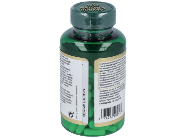 B-Calcio Magnesio%26Zinc 100 Cápsulas Recubiertas