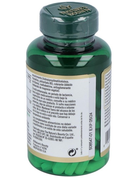 B-Calcio Magnesio%26Zinc 100 Cápsulas Recubiertas
