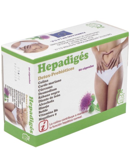 Dis Hepadiges 500Mg 60Caps