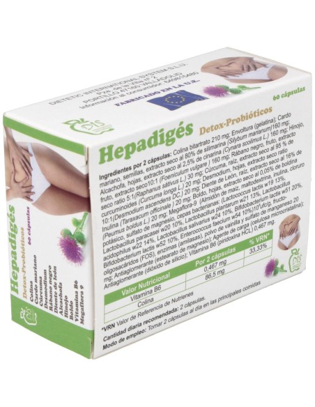 Dis Hepadiges 500Mg 60Caps