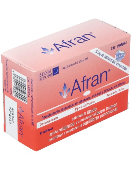 Afran, 30 Comprimidos