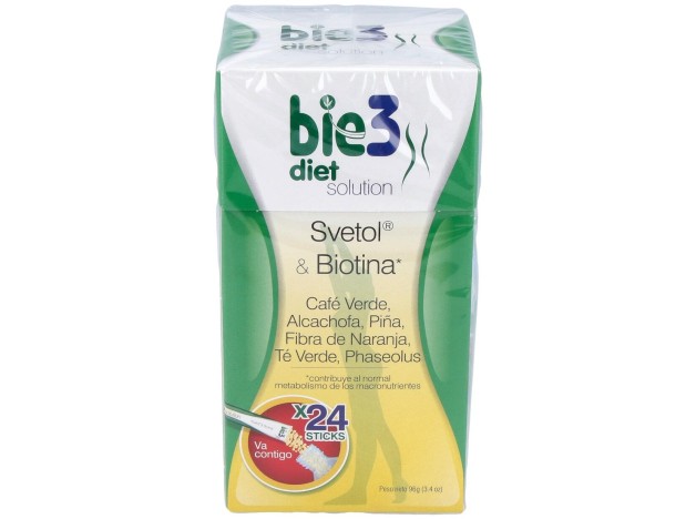 Bie3 Diet Solution Svetol Y Biotina 24 Sticks