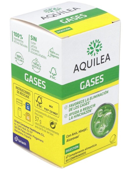 Aquilea Gases Comprimidos, 60 Comprimidos