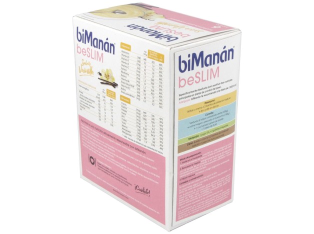 Bimanán® Beslim Natillas Vainilla 6 Sobres