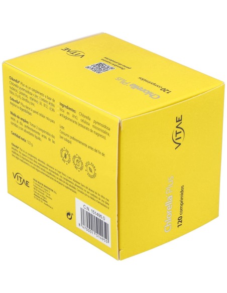 Vitae Chlorella Plus 1000Mg 120Comp
