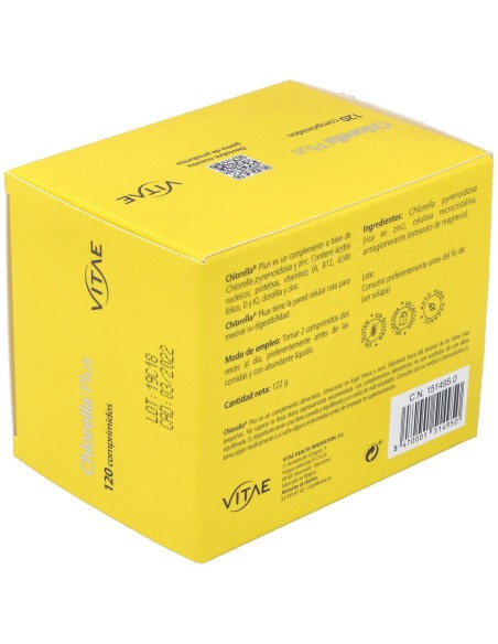 Vitae Chlorella Plus 1000Mg 120Comp