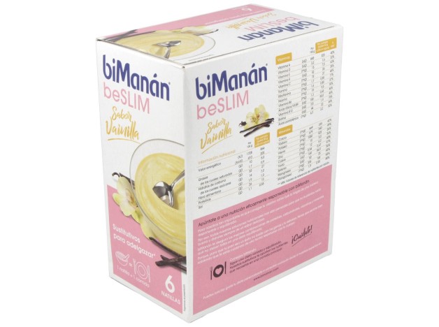Bimanán® Beslim Natillas Vainilla 6 Sobres