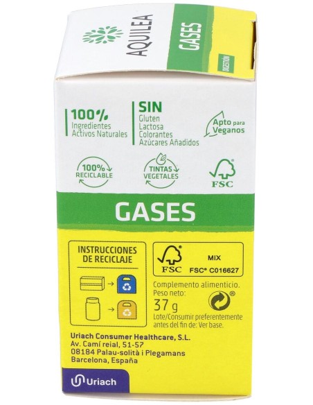 Aquilea Gases Comprimidos, 60 Comprimidos